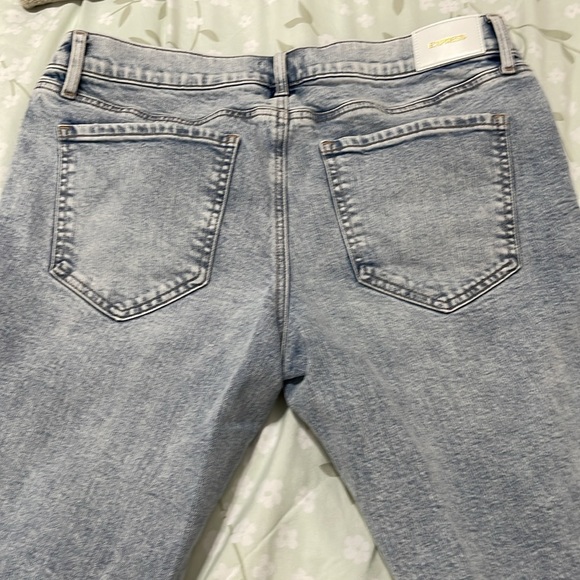 NWOT Express Low rise boot cut jeans light wash size 12 short - Picture 10 of 12